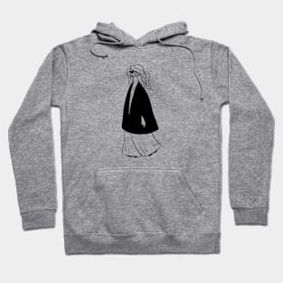 Nice artsy fashion sketch Hoodie